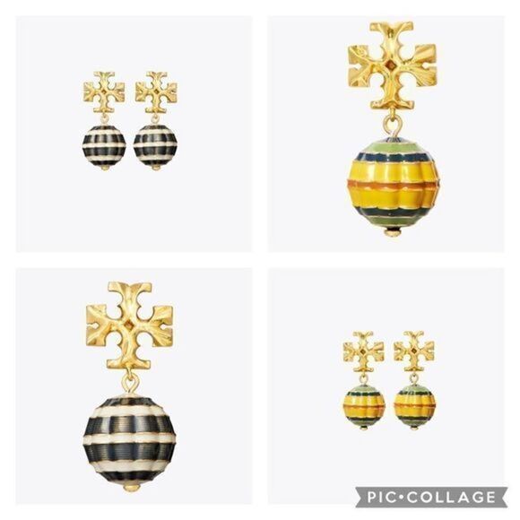 TORY BURCH•Roxanne‎ Small Drop Earrings - Picture 1 of 10